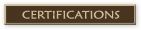 Certifications